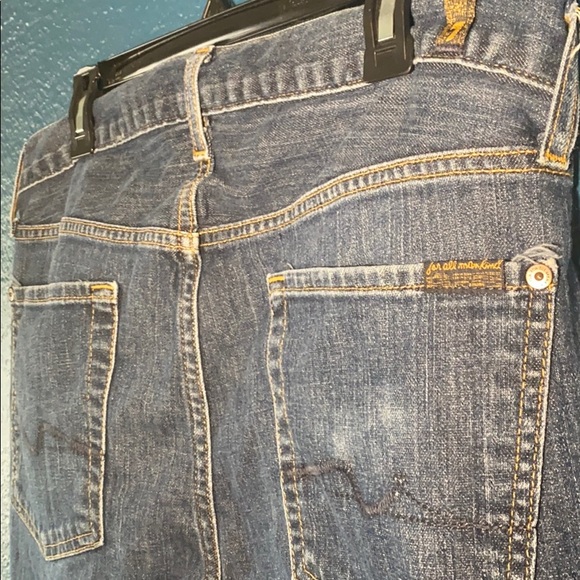 7 For All Mankind Standard Straight Leg Jeans - Picture 5 of 8